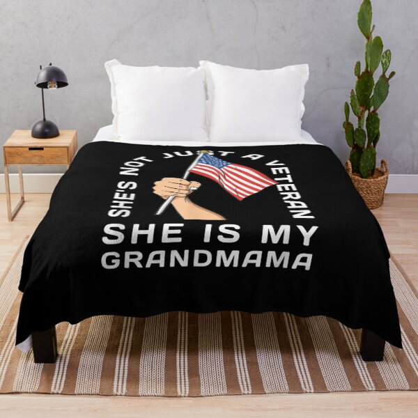 Item preview, He's Not Just A Veteran He's My Grandmama Veterans Day  designed and sold by jerrie9.
