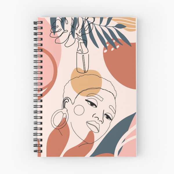 Aperçu de l'œuvre Femmes en ligne continue, feuilles et formes abstraites #3 créée et vendue par Jaroszynski.