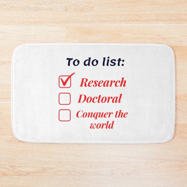 Item preview, Research scholar researcher - doctorate phd themed gifts (red) designed and sold by RebelliousRosee.