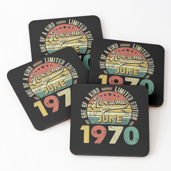 Item preview, Awesome Since June 1970 51st Bday Decorations 51 Years Old  designed and sold by laurader.