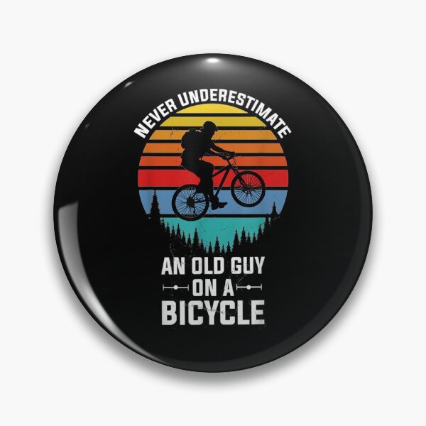 Item preview, Vintage Never Underestimate An Old Guy On A Bicycle  designed and sold by jerrie9.