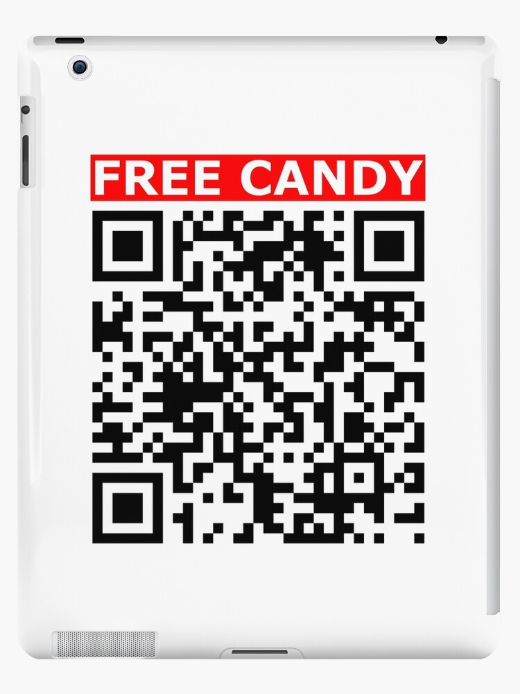 Rick roll - Free Candy  video never gonna give you up QR code |  Sticker