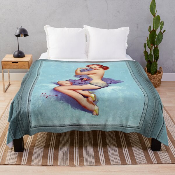Item preview, Roxanne Pinup Girl Illustration by Gil Elvgren Vintage Pin-Up Girl Art designed and sold by Xzendor7 Digital Art Creations.