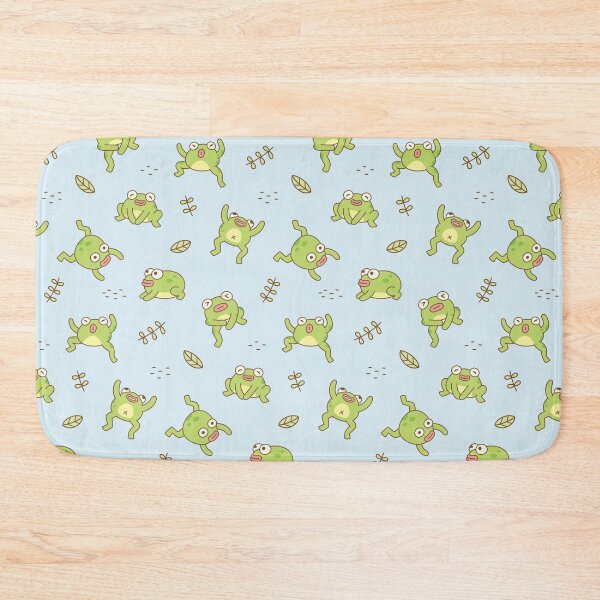 Item preview, Cute Ugly Frogs Pattern designed and sold by rustydoodle.