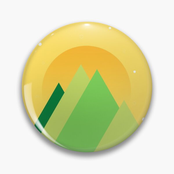 Item preview, GREEN MOUNTAINS YELLOW SKY - SUMMER VERSION MINIMALIST ILLUSTRATION Teal BG by MiraiDesigns designed and sold by miraidesigns.