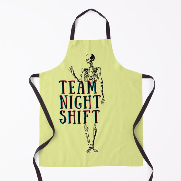 Item preview, team night shift, night duty | sarcastic design for night employees designed and sold by syeda noon.