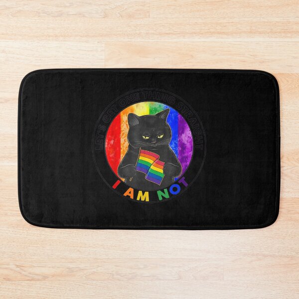 Item preview, Let's Get One Thing Straight I Am Not Lgbt Black Cat  designed and sold by jerrie9.