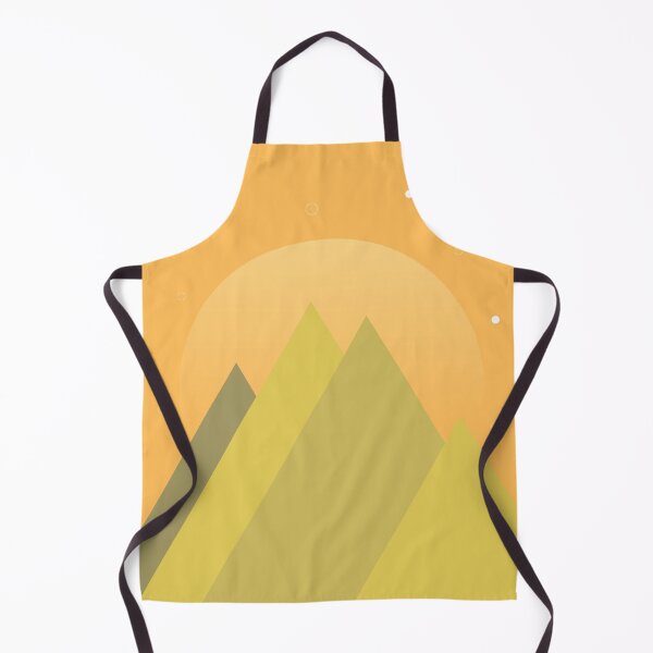 Item preview, MOSS GREEN MOUNTAINS ORANGE NIGHT SKY - SPRING VERSION MINIMALIST ILLUSTRATION Orange BG by MiraiDesigns designed and sold by miraidesigns.