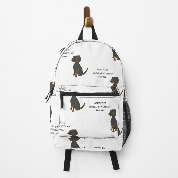 Item preview, Sorry I’m hanging with my spaniel black designed and sold by inkyclovers.