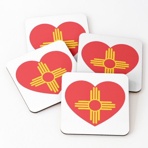 Item preview, New Mexico Zia Sun Heart Symbol designed and sold by HasCreations.