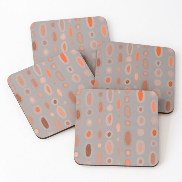 Item preview, Abstract pattern. Paint stains, orange pastel spots, paper texture. designed and sold by UVI-CA.
