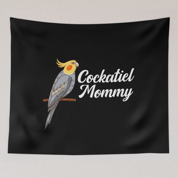 Aperçu de l'œuvre Cockatiel Mommy Bird Lover Gift Femmes Pet Cockatiel créée et vendue par DSWShirts.
