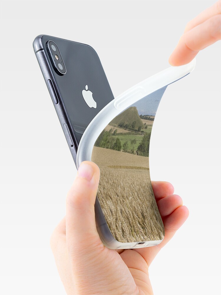 Alternate view of Silbury Hill and crop circle iPhone Case & Cover