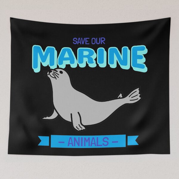 Item preview, Save our Marine Animals #5 Seal designed and sold by Hypnotees.
