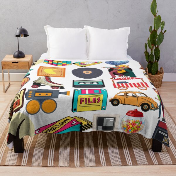 Item preview,  Tapestries,Tapestry,throw blankets,comforters,duvet covers , retro collage, retro design, 80s, retro, vintage, 1980s, 90s old school, cool, 80s design, vintage 80s designed and sold by eyesight4vision.