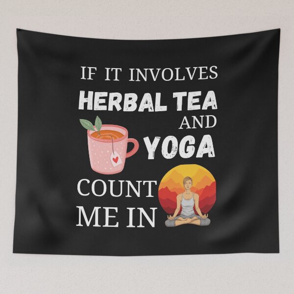 Item preview, Herbal tea and yoga love designed and sold by PinkArtDesigns.