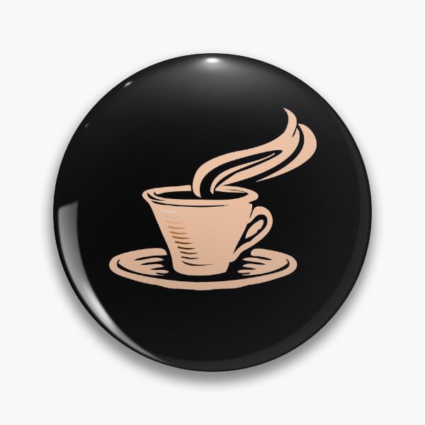 Item preview, Coffee Charging Battery funny energy levels aesthetic coffee cup and saucer with steam - Dark Mode edition designed and sold by Deegital18.