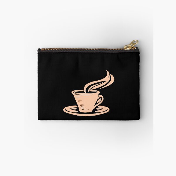 Item preview, Coffee Charging Battery funny energy levels aesthetic coffee cup and saucer with steam - Dark Mode edition designed and sold by Deegital18.