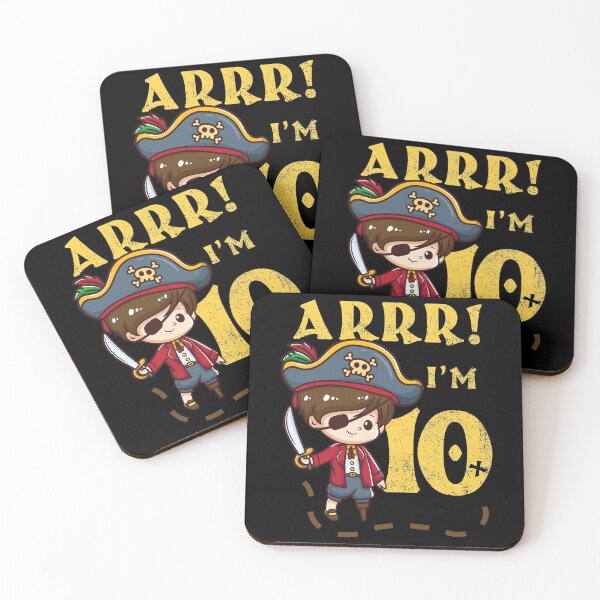 Item preview, 10th Birthday Pirate Captain designed and sold by CreativeGiftShp.