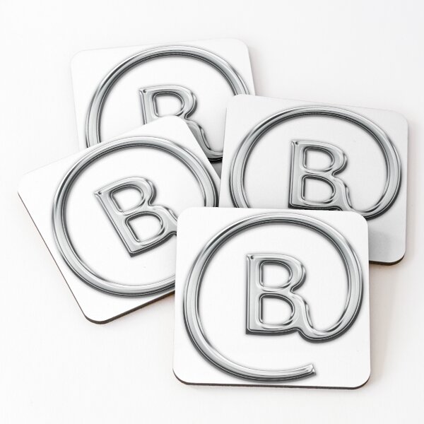 Item preview, Capital B in an @ symbol designed and sold by Logo-stick.