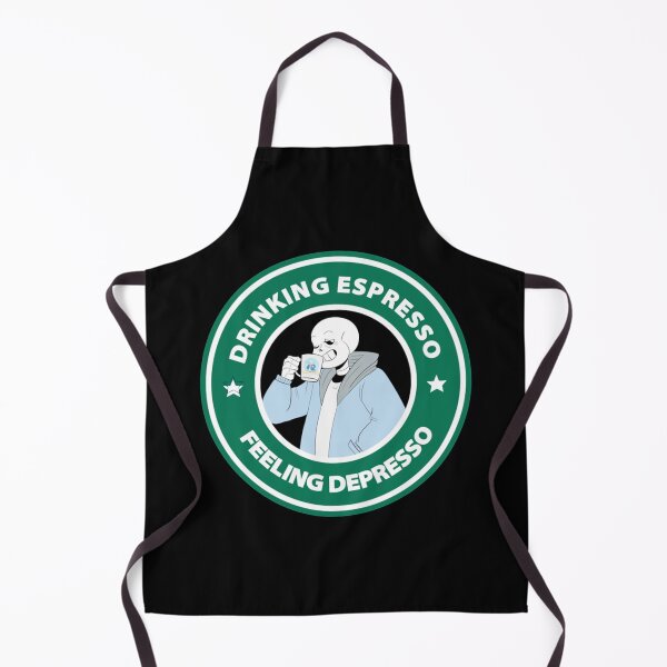 Item preview, Undertale Game - Drinking Espresso - Feeling Depresso designed and sold by EthelLyle3.