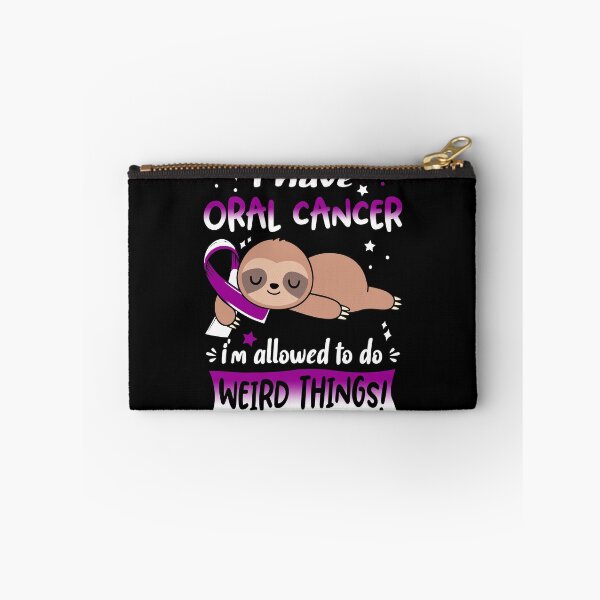 Item preview, Oral Cancer Awareness Funny I have Oral Cancer i'm allowed to do Weird Things! designed and sold by JanetShop809.
