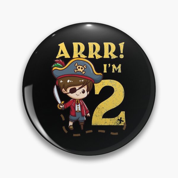 Item preview, 2nd Birthday Pirate Captain designed and sold by CreativeGiftShp.