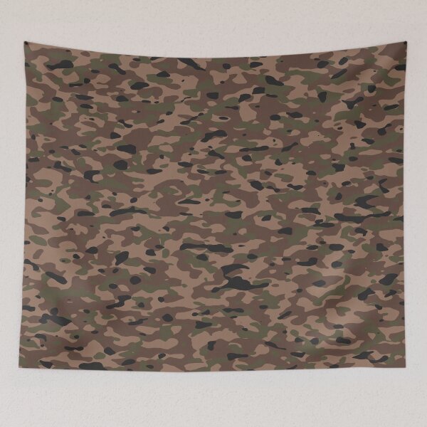 Item preview, Brown and green camouflage with alternate pattern designed and sold by Jukka Heilimo.