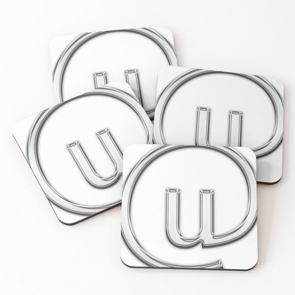 Item preview, u in an @ sign designed and sold by Logo-stick.