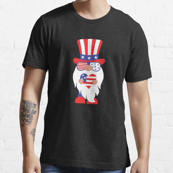 USA Gnome Essential T-Shirt by K-icon