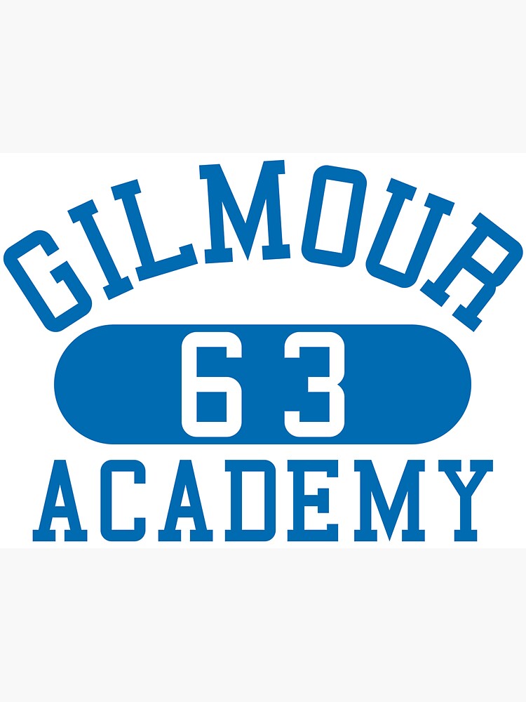 "GILMOUR 63 ACADEMY" Sticker by FunkyMules Redbubble