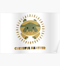 cheerful hamster Poster