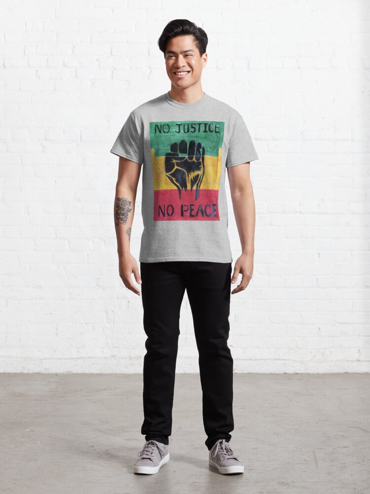 Alternate view of No Justice No Peace Classic T-Shirt