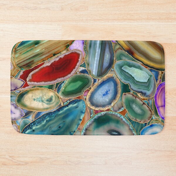 Item preview, Geodes crystal pattern - Multicolor  designed and sold by k9printart.