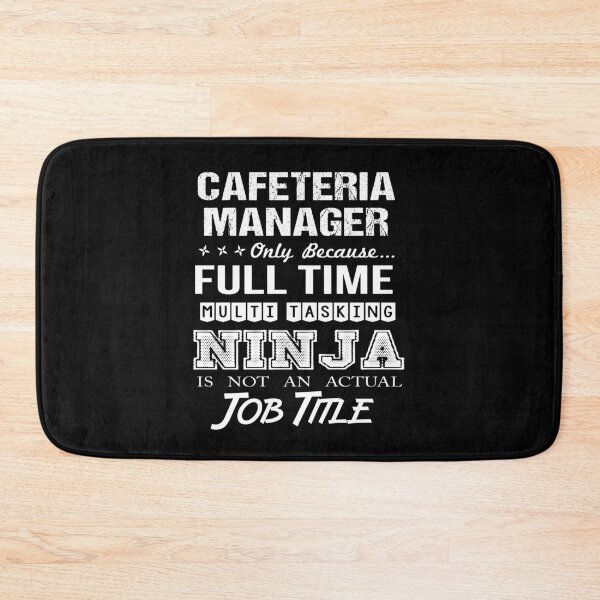 Item preview, Cafeteria Manager T Shirt - Multitasking Ninja Job Gift Item Tee designed and sold by allahamher.