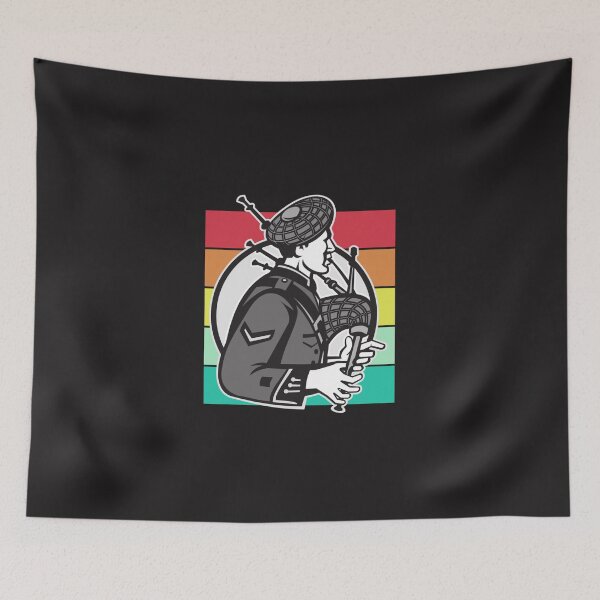 Item preview, Vintage Scottish Bagpiper designed and sold by laiwole.
