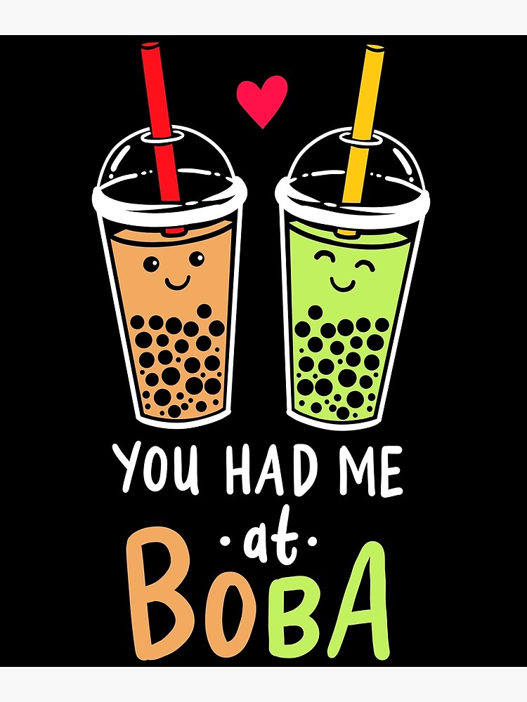 "Boba Bubble Tea Kawaii" Poster by CreativeGiftShp | Redbubble