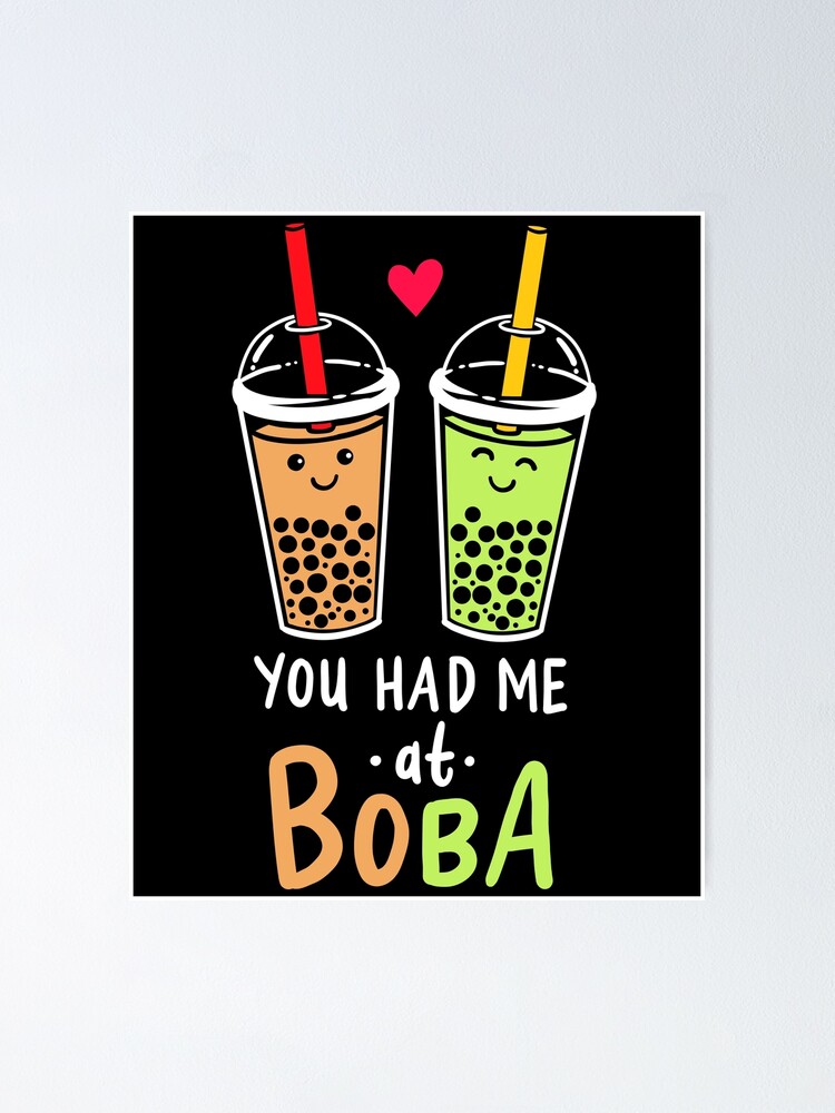 "Boba Bubble Tea Kawaii" Poster by CreativeGiftShp | Redbubble