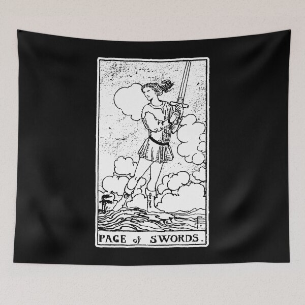 Item preview, Page of Swords - Tarot Card - Major Arcana - fortune telling - occult designed and sold by createdezign.