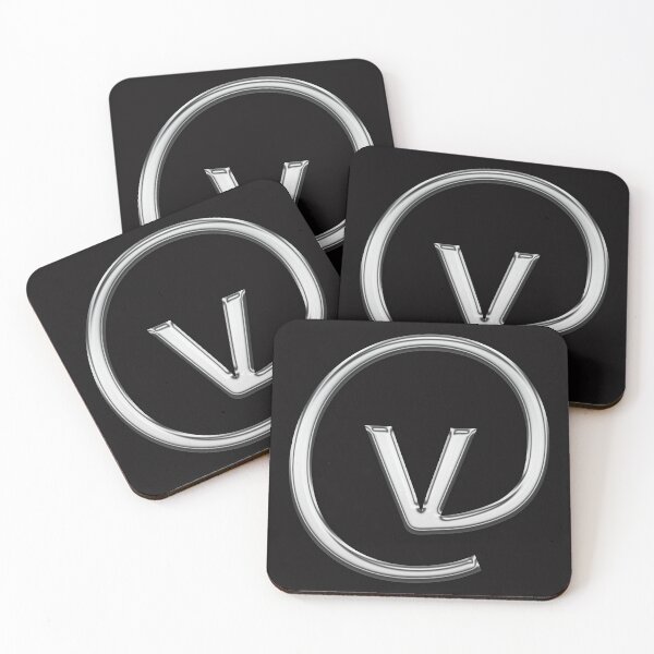 Item preview, v in an @ sign designed and sold by Logo-stick.