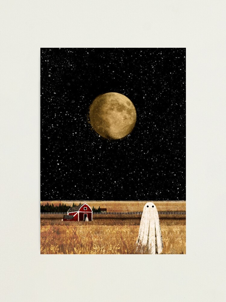 Thumbnail 1 of 3, Photographic Print, Harvest Moon designed and sold by katherineblower.