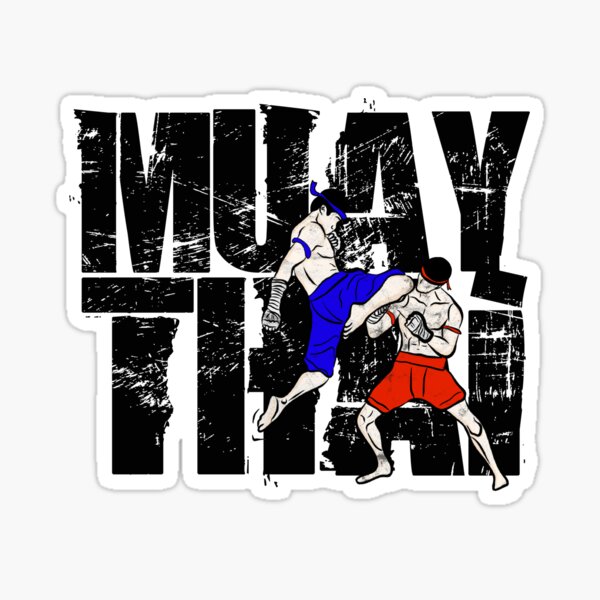 FIGHTER MUAY THAI Streetwear tshirt design Stock Vector