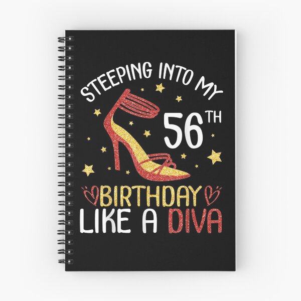 Item preview, Stepping Into My 56th Birthday Like A Diva Happy To Me Mom  designed and sold by maizreo.