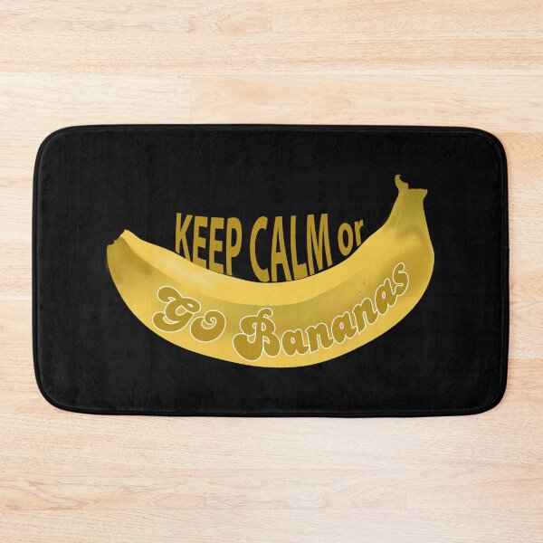 Item preview, Keep Calm or Go Banana Funny Saying designed and sold by HasCreations.