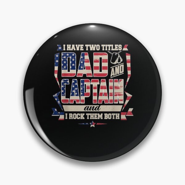 Item preview, Mens I Have Two Titles Dad Captain I Rock Them Both  designed and sold by anniet33.
