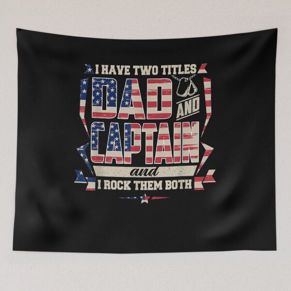 Item preview, Mens I Have Two Titles Dad Captain I Rock Them Both  designed and sold by anniet33.
