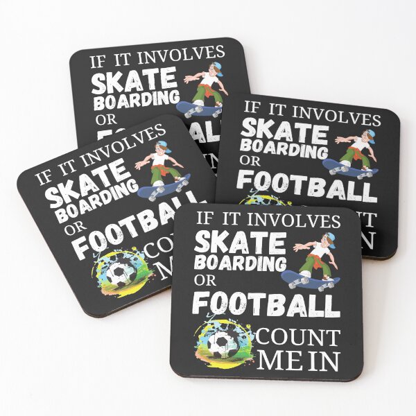 Item preview, Skateboarding and football hobby t-shirt designed and sold by PinkArtDesigns.