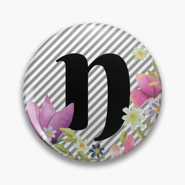 Item preview, Lowercase n letter Initials Personalized  designed and sold by IvoryNordic.