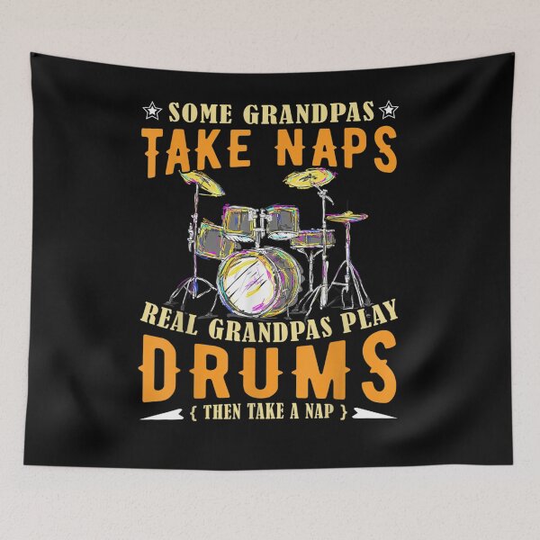 Item preview, Some Grandpas Take Naps Real Grandpas Play Drums Drummer  designed and sold by anniet33.