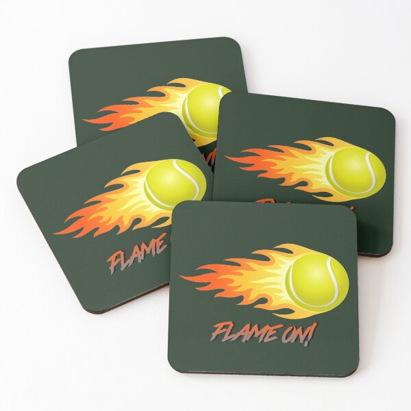 Item preview, Flame on! Tennis ball! designed and sold by NexusArts.